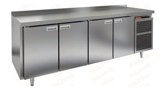 Стол холодильно-морозильный HICOLD SN 111/TN-1/BT, бок, 4 двери (-2...+10°С)/(-18...-10°С)